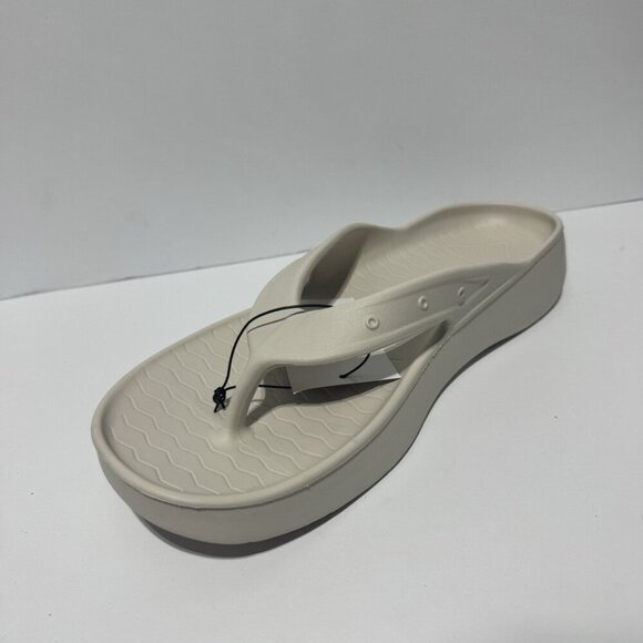 Columbia Mens Boatside Flip Flop White Size 12 M main image 4